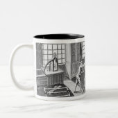 「Encyclopedieからのキャビネットメーカーの研修会、 ツートーンマグカップ (左)