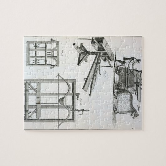 「Encyclopedieからのローマの弾道機械類、 ジグソーパズル (横)