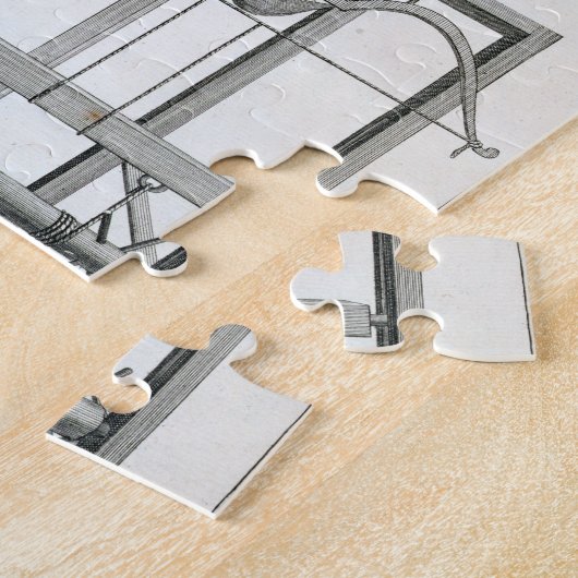 「Encyclopedieからのローマの弾道機械類、 ジグソーパズル (側面)