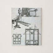 「Encyclopedieからのローマの弾道機械類、 ジグソーパズル (縦)