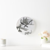 「Encyclopedieからのローマの弾道機械類、 ラウンド壁時計 (ホーム)