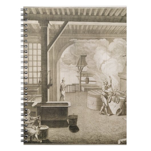 「Encyclopedie desからの絹のダイヤーズ研修会、 ノートブック (正面)