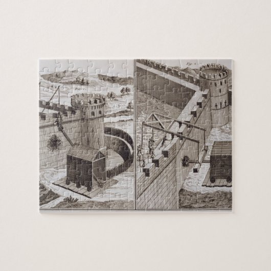 「Encyclopedie des Sからのローマの打ち壊し用棒、 ジグソーパズル (横)