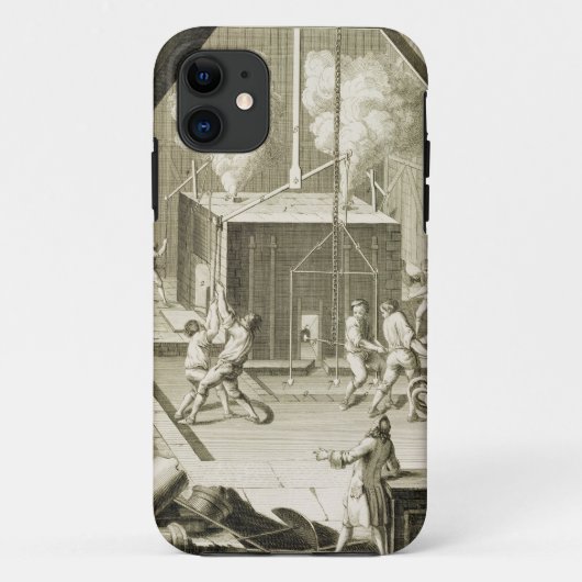 「Encyclopedie des Sからの彫刻家の鋳物場、 Case-Mate iPhoneケース (裏面)