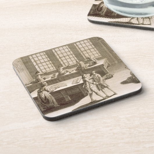 「Encyclopedie des Scからのテーラーの研修会、 コースター (左側)