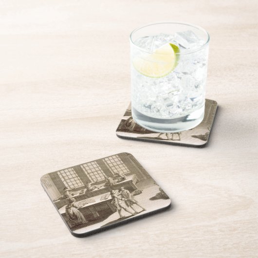 「Encyclopedie des Scからのテーラーの研修会、 コースター (右側)