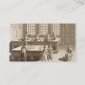 「Encyclopedie des Scからのテーラーの研修会、 名刺 (裏面)