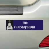 END CHRISTOPHOBIA バンパーステッカー (車上)