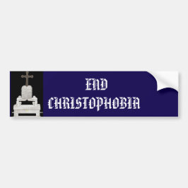 END CHRISTOPHOBIA バンパーステッカー