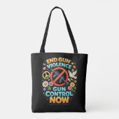 End Gun Violence Now トートバッグ (裏面)