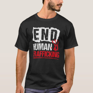 End Human Trafficking  Human Rights Tシャツ