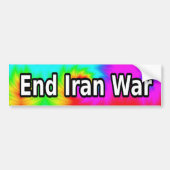 End Iran War バンパーステッカー (正面)