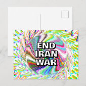 END IRAN WAR (you may change the words) ポストカード (正面/裏面)