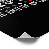 End Of An Error Shirt 2025年1月20日の就任式 ポスター (角)