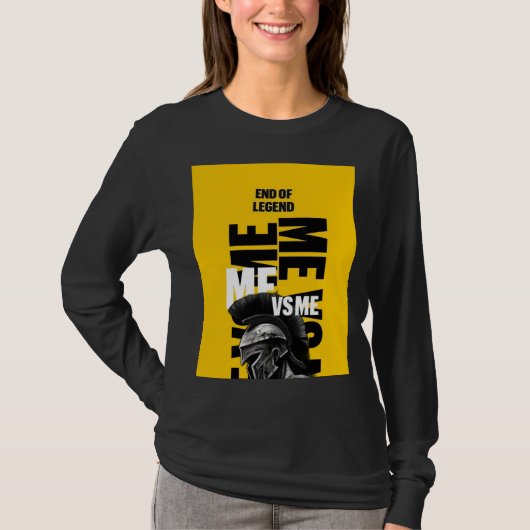 End of Legend Me vs Me グラフィックスウェットシャツ Tシャツ (正面)