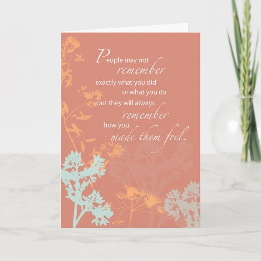 End of Lifeさよなら茶色の野花 カード (正面)