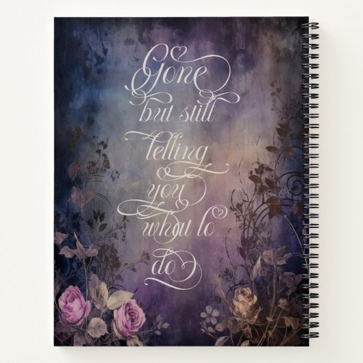 End of Life Planner Notebook ノートブック (裏面)