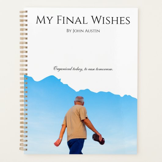 End-of-Life Planning Checklist & Organizer  プランナー手帳 (正面)