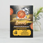 end of season banquet basketball 招待状 (スタンド正面)