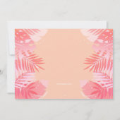 End of Summerパーティの招待状 招待状 (裏面)