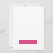 End of Summerパーティの招待状 招待状 (裏面)