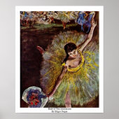End Of The Arabesque By Edgar Degas ポスター (正面)