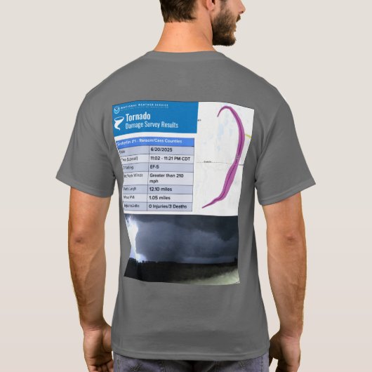 End of the EF5 drought T-Shirt Tシャツ (裏面)