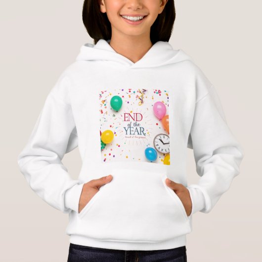 End of the Year Celebration Hoodie. (正面)