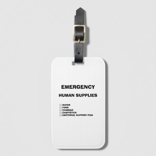 End of World ラゲッジタグ (正面縦)