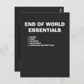 End of World Postcard ポストカード (正面/裏面)