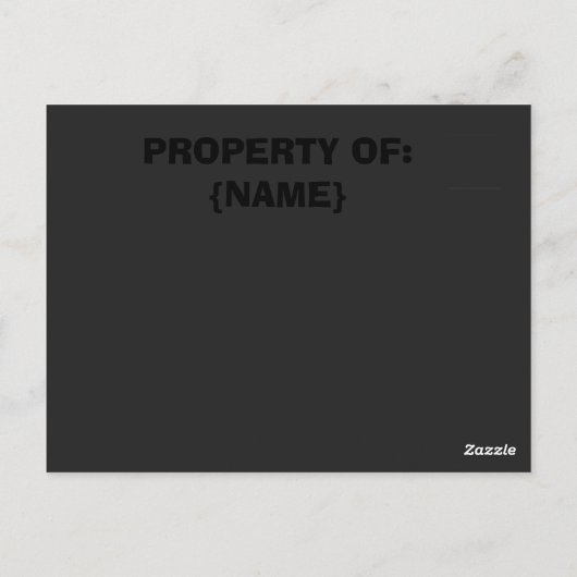 End of World Postcard ポストカード (裏面)