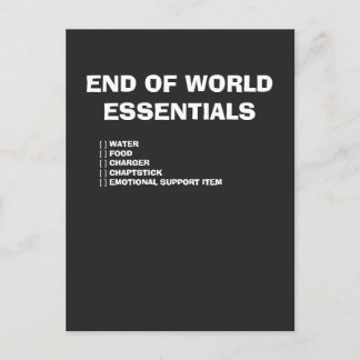 End of World Postcard ポストカード
