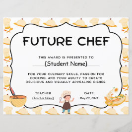 End Of Year Future Chef Student Recognition賞