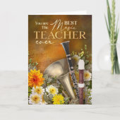 End-Of-Year Woodwind Music Teacher Thank You カード (正面)