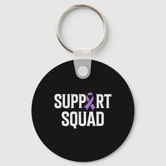 End Overdose Support Squad Overdose Awareness 1 キーホルダー (正面)