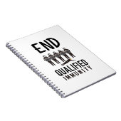 END QUALIFIED IMMUNITY – 正義と会計学 ノートブック (右側)