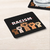 End Racsiesis 数々の Shade Fists紙コースター スクエアペーパーコースター (アングル)