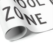 End School Zone Traffic Sign ラッピングペーパー (ロールコーナー)