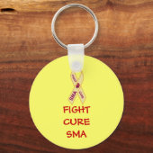 END-SMA-pin、FIGHTCURESMA キーホルダー (正面)