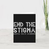 End the stigma mental health awareness performance カード (正面)