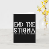 End the stigma mental health awareness performance カード (黄色い花)