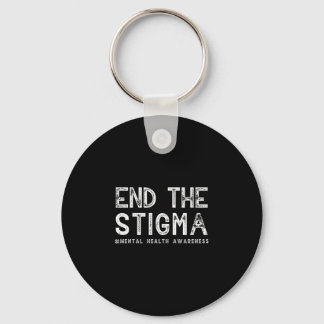 End the stigma mental health awareness performance キーホルダー