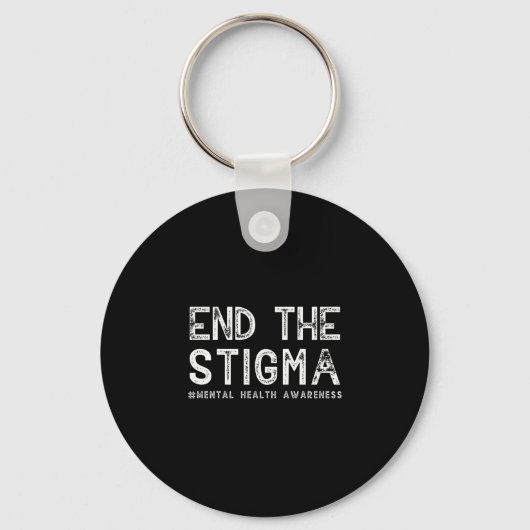End the stigma mental health awareness performance キーホルダー (正面)