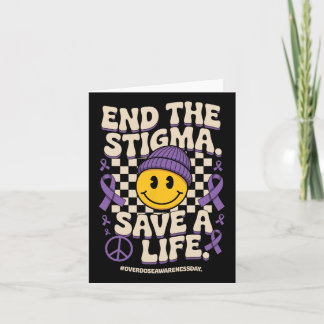 End The Stigma Save A Life グルービー オーバードーズ啓発 カード