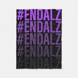 #endalz memory alzheimer’s awareness support  フリースブランケット