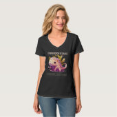 Endangered Because I Axolotl Questions Mexican Wal Tシャツ (正面フル)