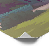 Endcliffe Park Sheffield Travel Poster ポスター (角)