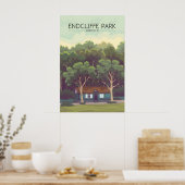 Endcliffe Park Sheffield Travel Poster ポスター (キッチン)