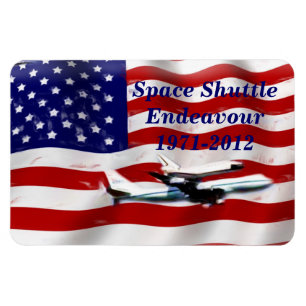 Endeavor-USA,1971-2012_Premium Flexi Magnet マグネット