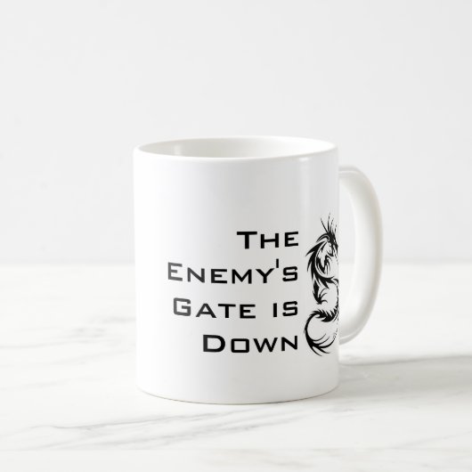 Enderの信念のマグ コーヒーマグカップ (正面右)